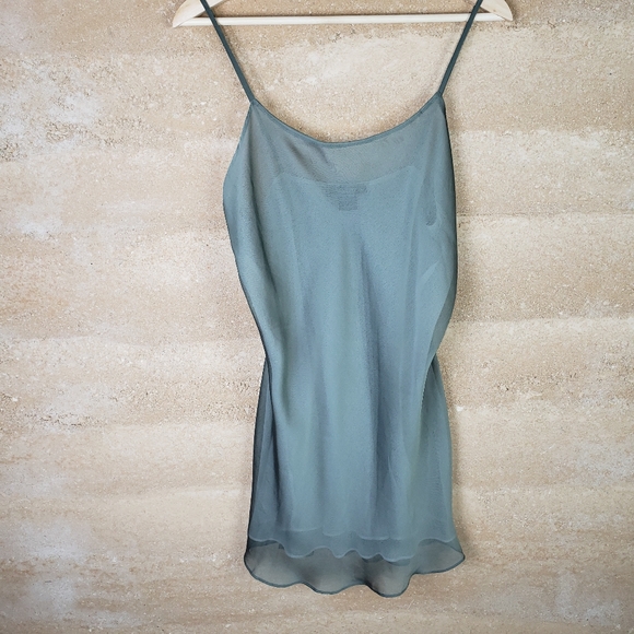 Halston Heritage Other - Halston Negligee Sz M Dark Sea foam green
